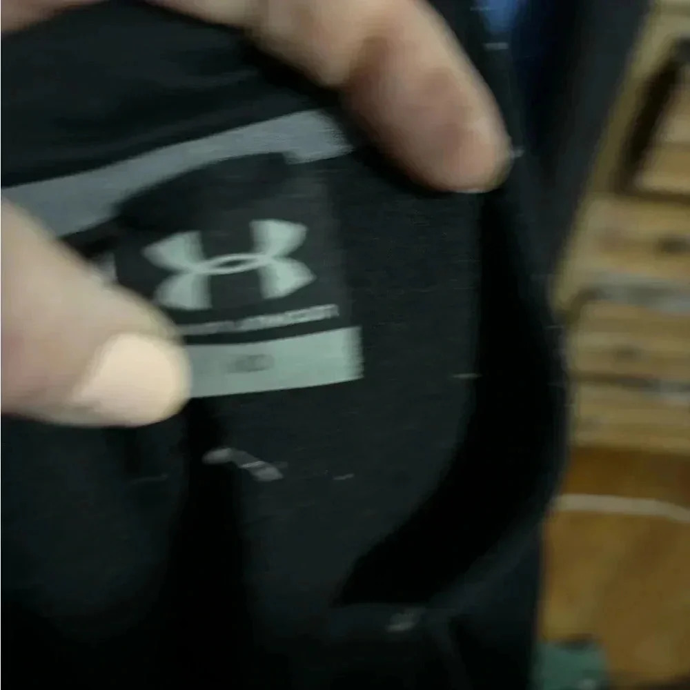 Under Armour black and gray zip up fleece. Size medium hundred percent polyester - Picture 10 of 10